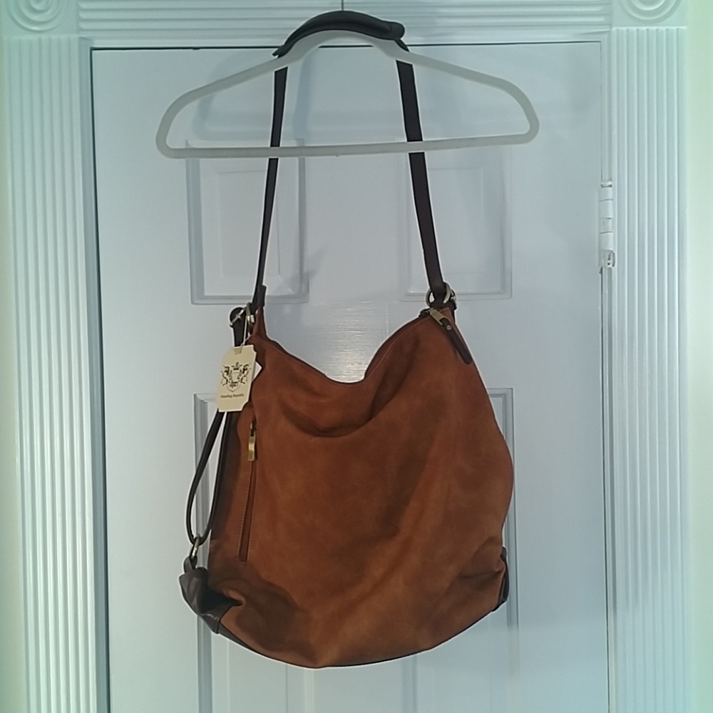 New convertible vegan totebag/backpack. NWT.
